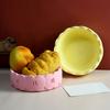 Apple Round Bowl Silicone Molds DIY Candle Storage Cup Gypsum Plaster Mould Table Fruit Flowerpot Plant Concrete Cement Mold