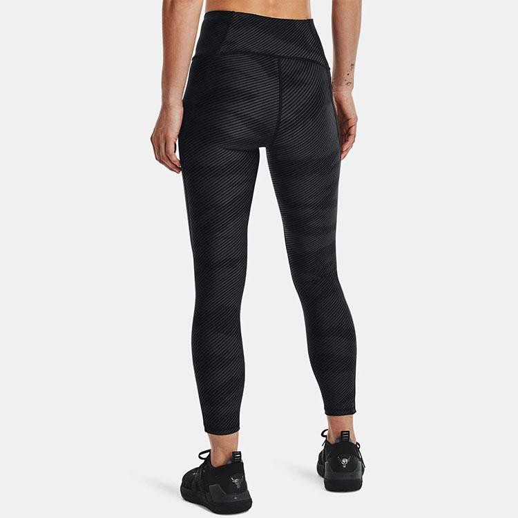 Under Armour Solid Slim Fit Casual Fitness Pants Women bottoms Black 1369954-001