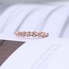 ZHOUYANG Cubic Zirconia Ring For Women Simple Cute Bijou Party Light Gold Color Finger Thin Rings Fashion Jewelry  Gift KCR112