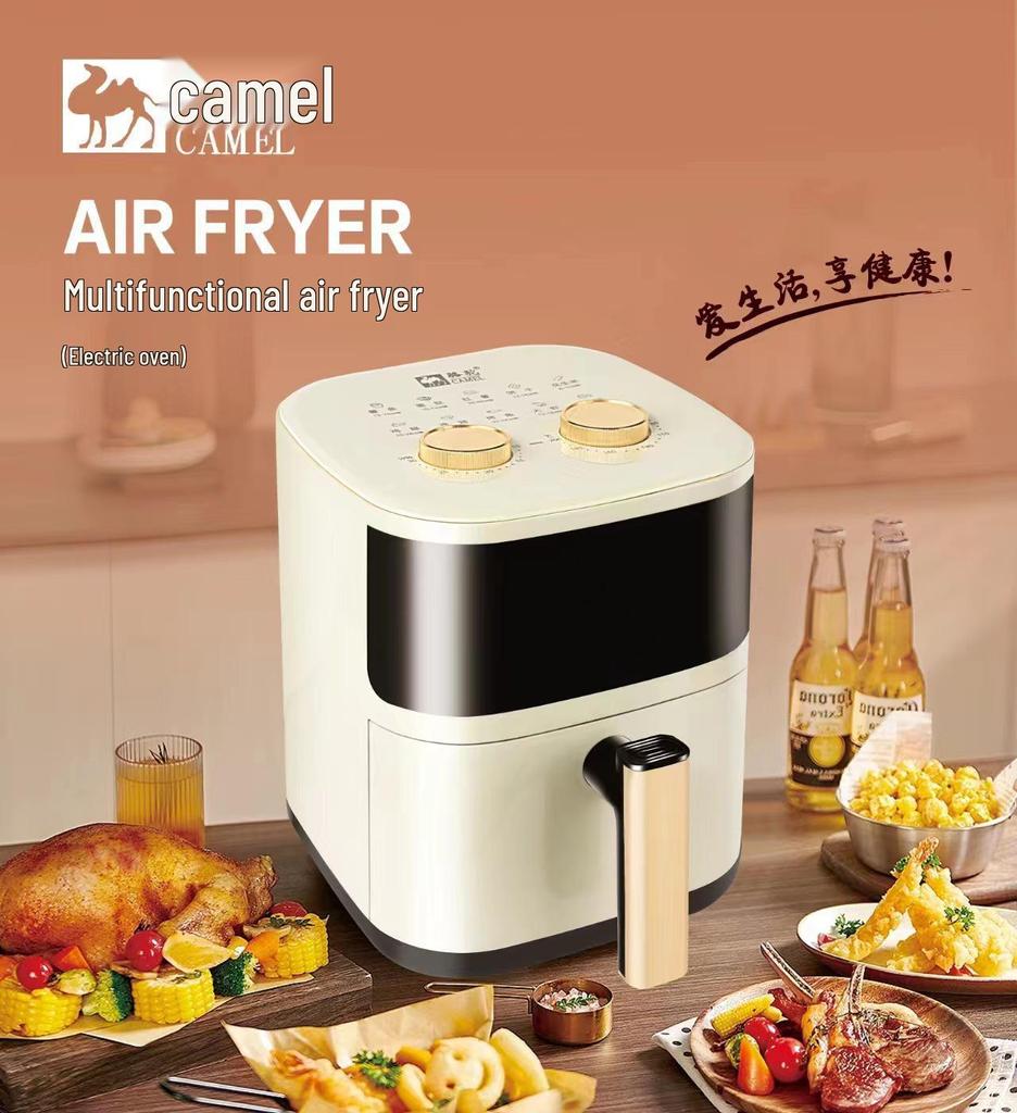 Camel Smart Heißluftfritteuse mit großem Fassungsvermögen - Multifunktionale vollautomatische elektrische Fritteuse