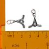 100pcs Bracelet Alloy Ball Ice Hockey Silver Sports Hockey Stick Jewelry Making