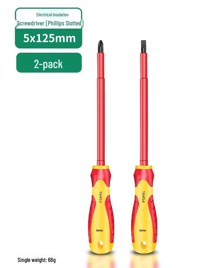 Superhartes magnetisches isoliertes Schraubendreher-Set: Phillips, Schlitz, Torx - Ideal für Elektriker