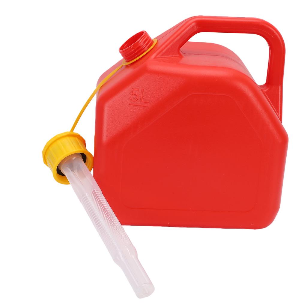 5L Portable Water Container with Built in Tube HDPE Plastics Camping Water Storage Jug for Camping Car Hiking Emergency
