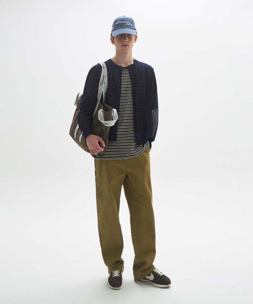 MOONSUN M.C Unisex, Classic Carpenter Chino Pants / Camel
