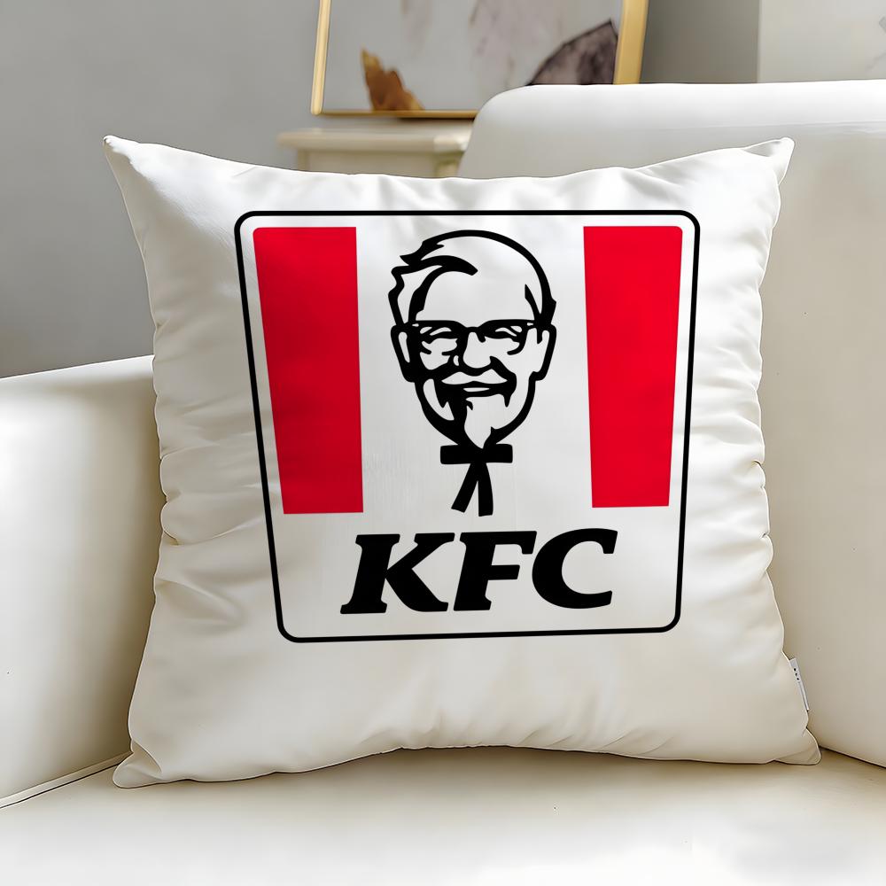 Marchio di fast food Kentucky Fried Chicken Federa Morbida Facile da Lavare Cuscino Versatile per Divano Letto Viaggio e Ufficio