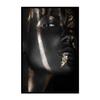 African woman canvas poster gold foil mask jewelry decorative painting living room wall painting for modern home decor painting