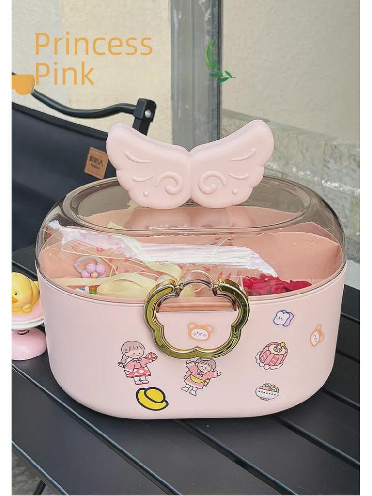 Prinzessin Cartoon Schmuck- und Haaraccessoires-Box für Mädchen