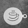 Coffee Latte Art Stencils For Drawing Barista Tools Stainless Steel Coffee Accessories Decorating Foam Shape Cake Baking Mold
