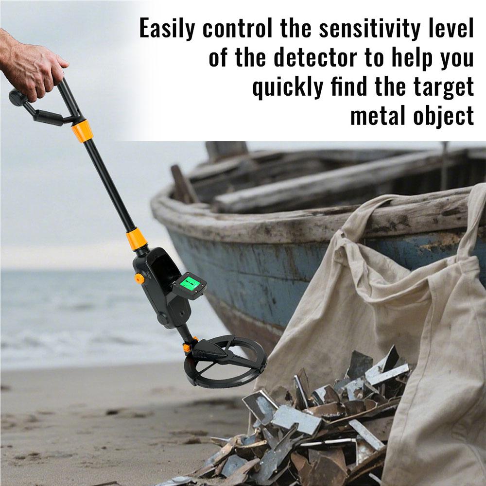 underground treasure metal detector, tracker with waterproof search coil MD1008A handheld metal gold detector pointer,