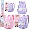 Trendy Nylon Lightweight Kids Backpack For Boys And Girls Grade 5-6 Cartoon Design
