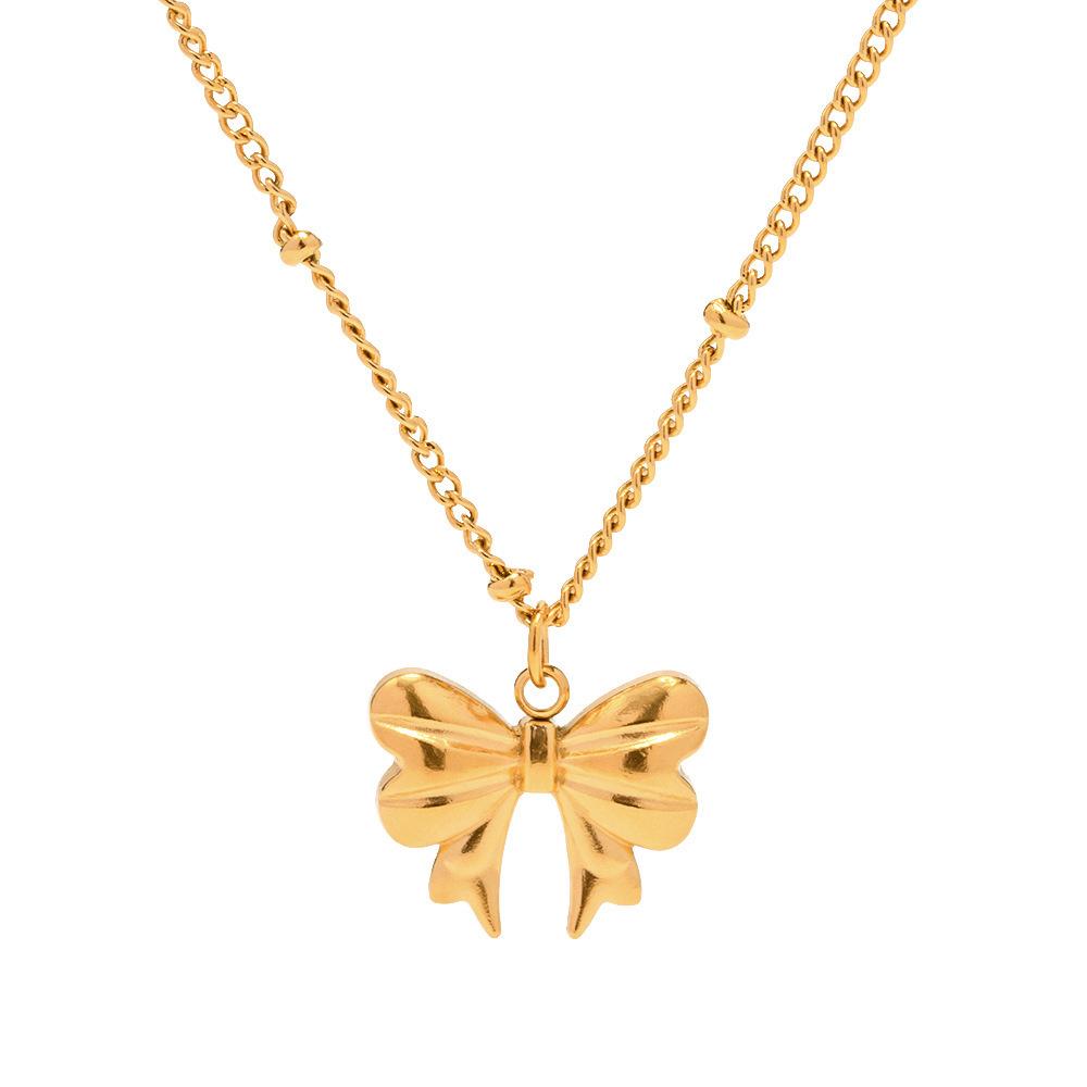 Butterfly Pendant Necklace Trendy Versatile Necklace Jewelry