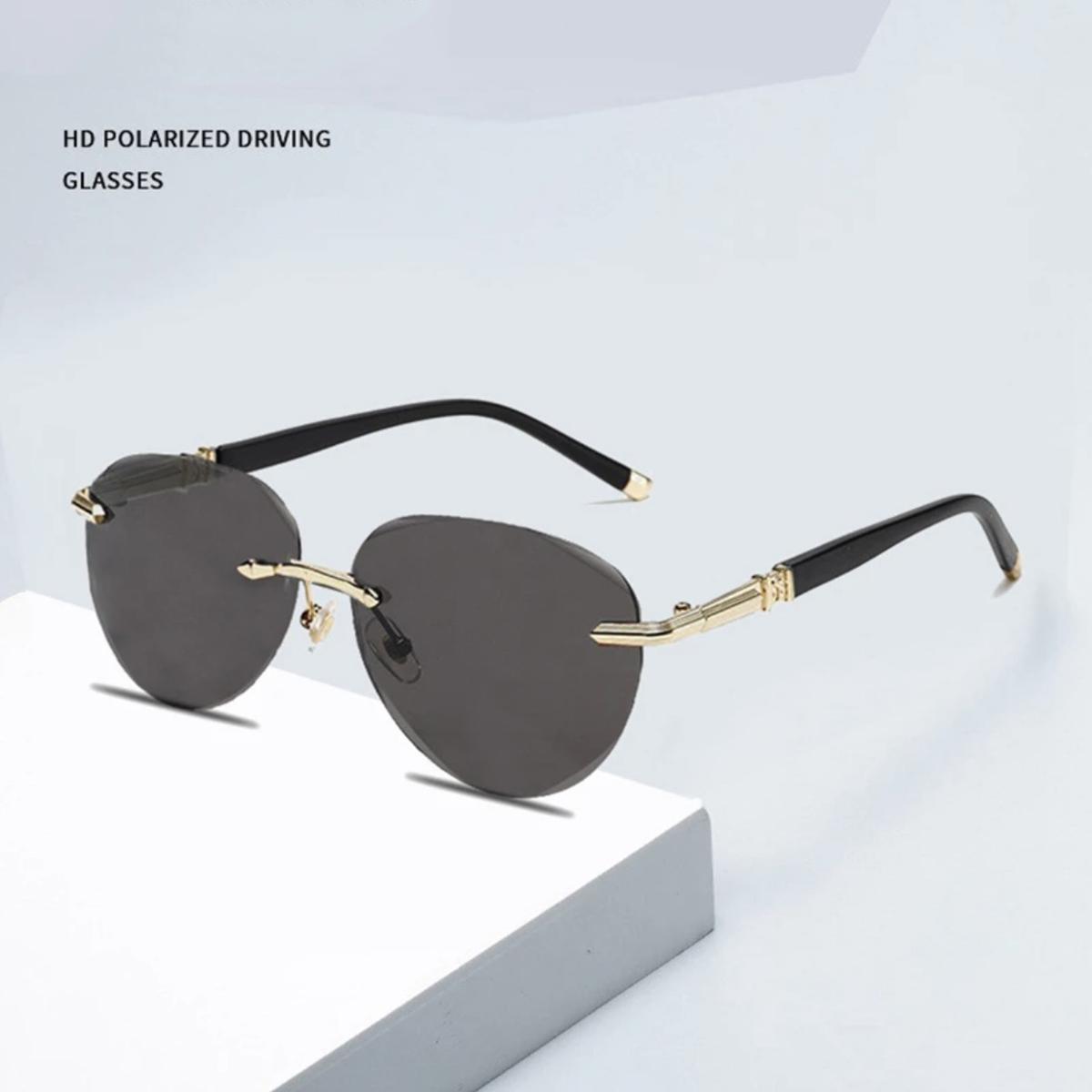 Солнцезащитные очки Explosions Trimmed без оправы Trend Мужские солнцезащитные очки — фото 6