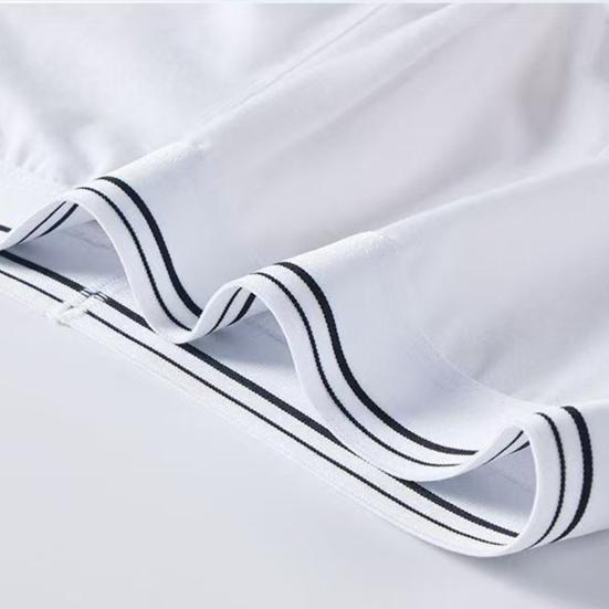 Men Boxer Underwear Elastic Mid-Waist Design U-Convex Shorts Briefs Smooth