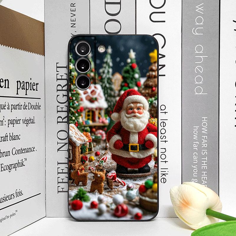 Cartoon-Weihnachtsmann-Handyhülle für Samsung Galaxy A56 A42 A14 A55 A16 A54 A36 A53 A52 A51 A06 A04 5G Weiche Hülle