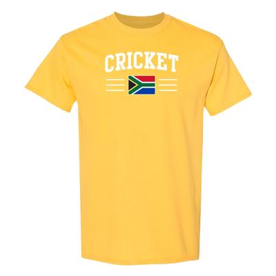 Südafrika Cricket Bogen T-Shirt - Gänseblümchen