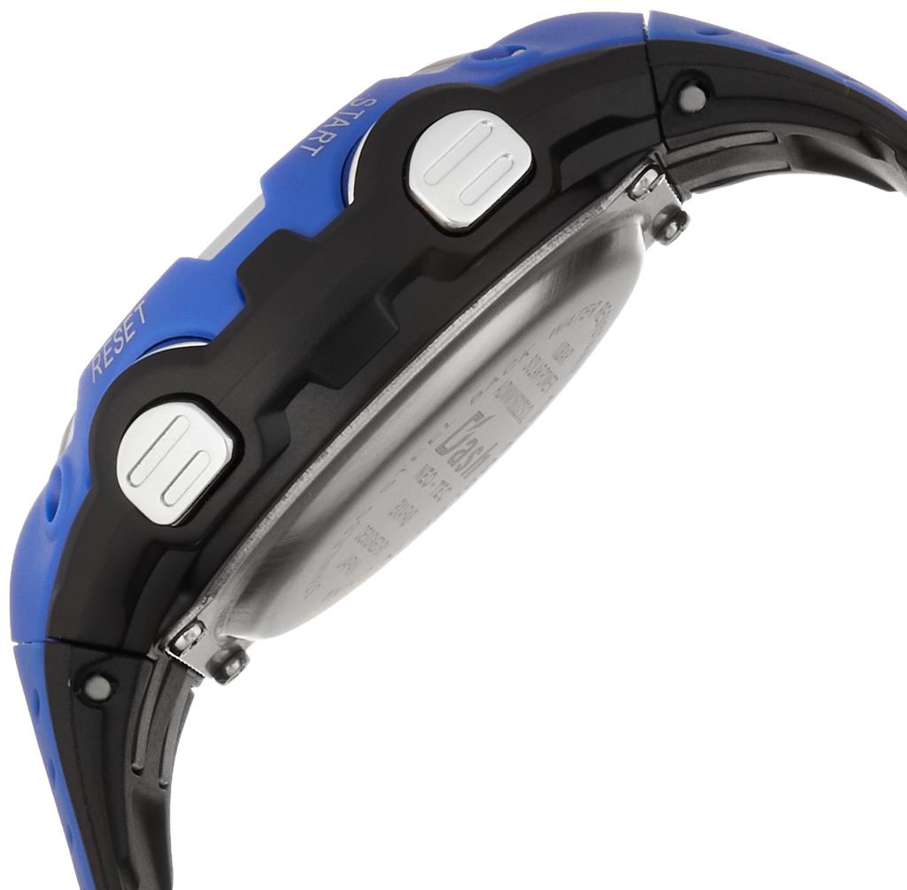 Arias ADWW16032SOL14 Men's Solar Digital Dash Waterproof Multi-Function Watch with Urethane Strap, Blue