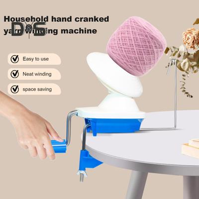 Tığ İşi İçin İplik Yumağı Sarıcı Ayarlanabilir Masa Kelepçeli El Çalıştırmalı İplik Kek Yapıcı DIY Tutkunları İçin Hediye