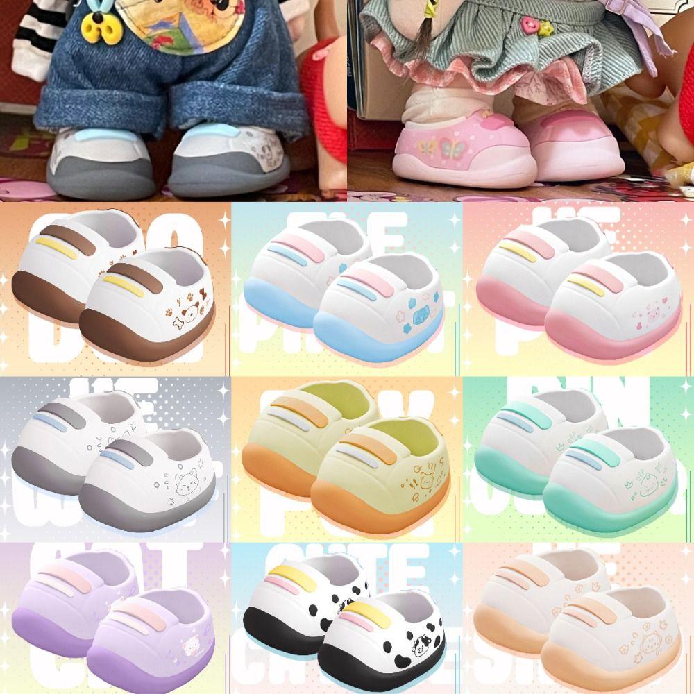 

Cotton Doll Shoes Animal Rubber Shoes Cute Doll Walking Shoes Children Toys