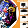Custom Name Personalized Game Rainbow Friends Print Umbrella, Auto Open Close, 8‑Rib Sturdy Frame, Commute Camping Hiking Use, Birthday Gift