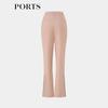 PORTS Women's Elegant Split Hem Straight Leg Pants