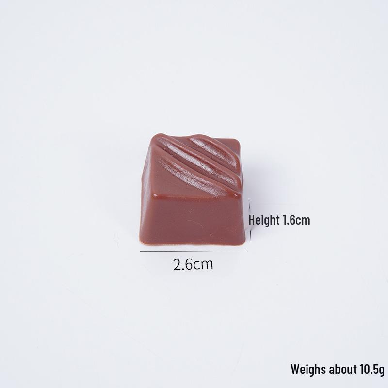 PVC Chocolate Model Display Props: Simulated Dessert & Snack Pendants Model