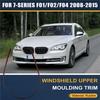 Car Windshield Upper Moulding Trim For BMW 7 Series F01 F02 F04 2008-2015 51317184565