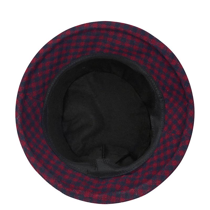 Autumn Winter Fisherman Hat Thick Woolen Middle-Aged and Elderly Hat Warm Cotton Hat Basin Hat