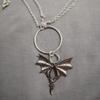 Devil Wings Necklace Couple Gothic Vintage Punk Hip Hop Style Metal Pendant Necklace