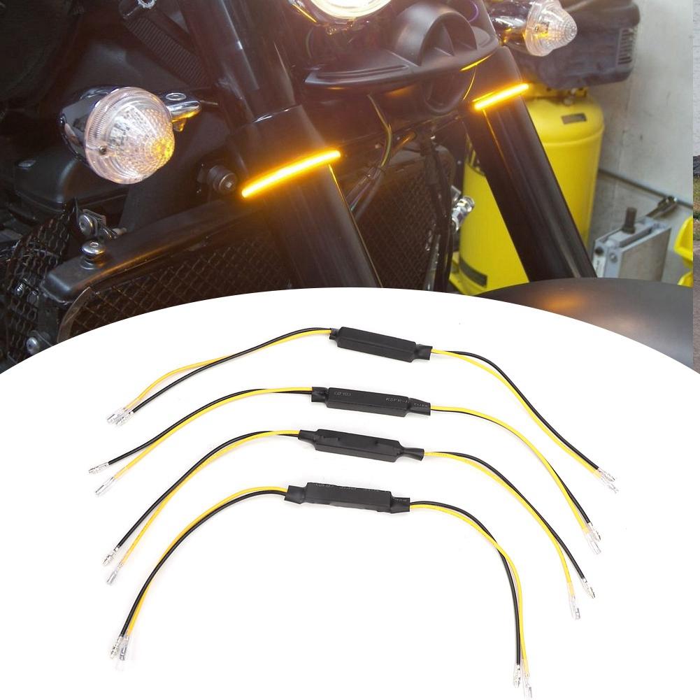 High Performance Motorcycle LED Turn Signal Decoder 20W Load Resistor Flashing Fixer for Quick Troubleshooting Flash Compatible