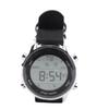 Men Digital Sports Watch Rainproof Alarm Countdown Dual Time Zone Nylon Strap Digital Watch with Stopwatch for Outdoor
