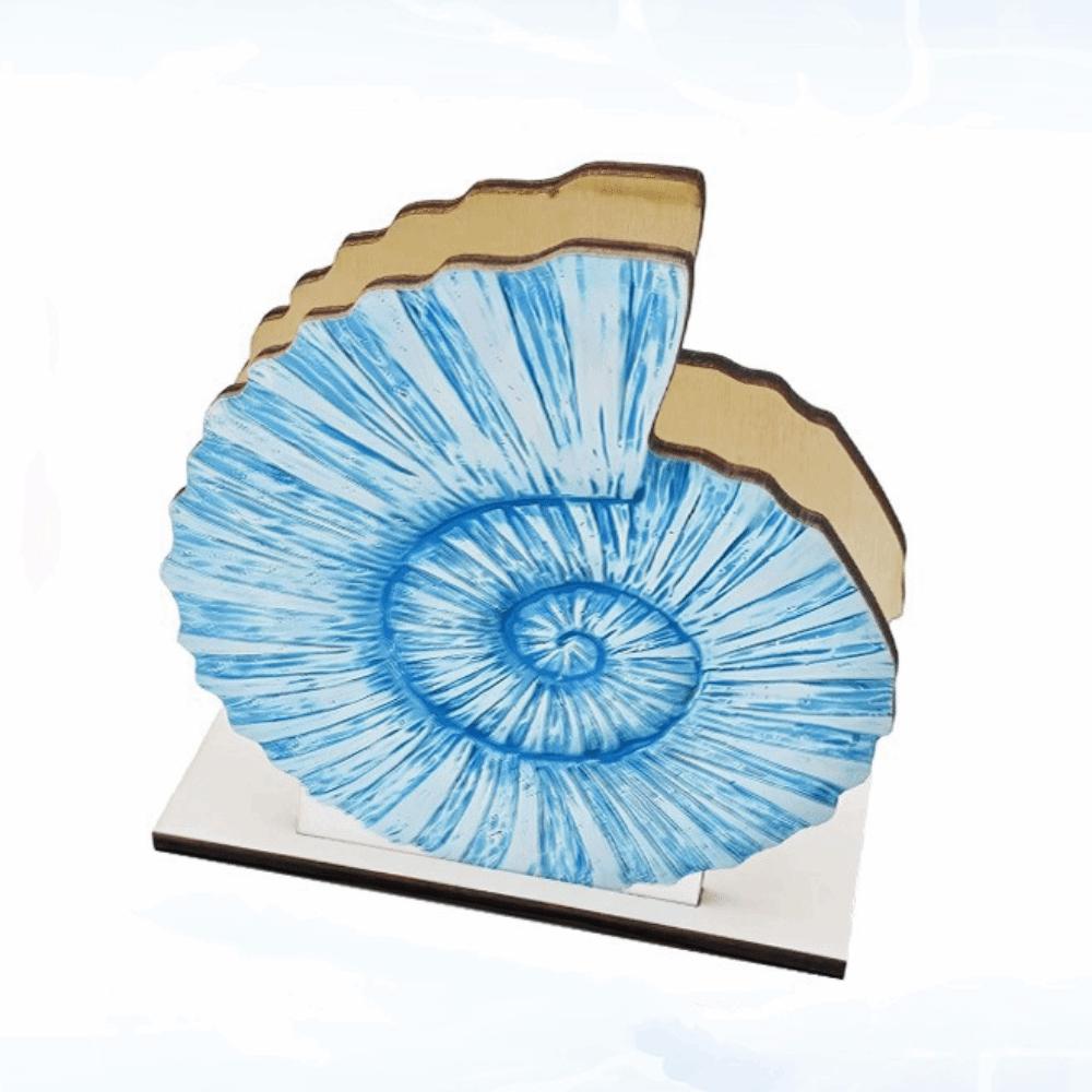 

Decorative Wooden Napkin Holder Ocean Theme Desktop Ornament Summer Ocean Tissue Holder Restaurant Style B