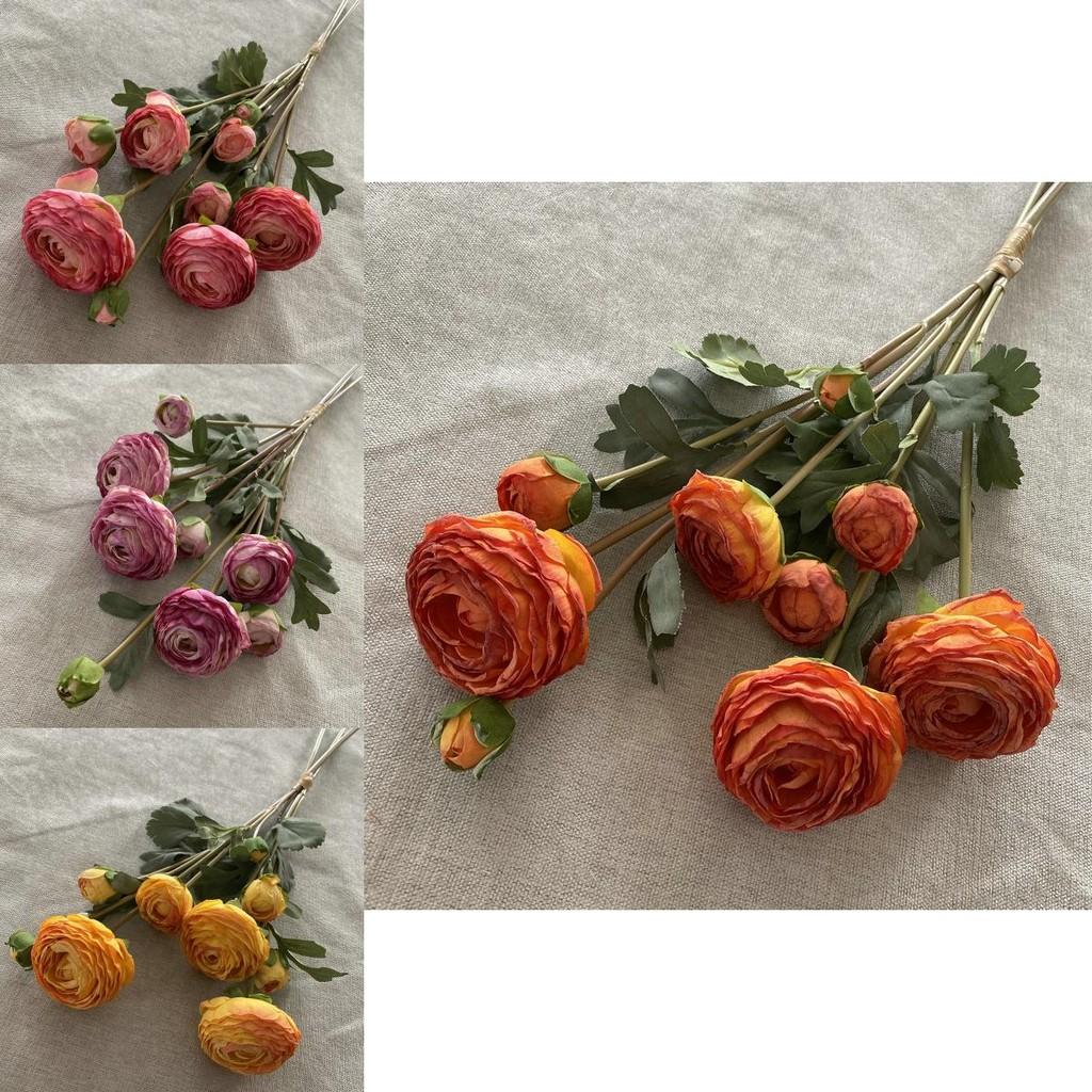 Handmade 9 Head Lotus Silk Flower Bouquet For Home Decor Wedding Arrangement