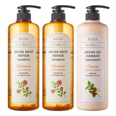 Danggi Meori Kräuter Sakaingki Reparatur-Shampoo 1000 ml x 2 + Argan-Pflege 1000 ml