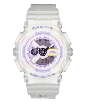 Baby-G Analog Digital Resin Strap Purple Dial Quartz BA-110PS-7A 100M Women's Watch