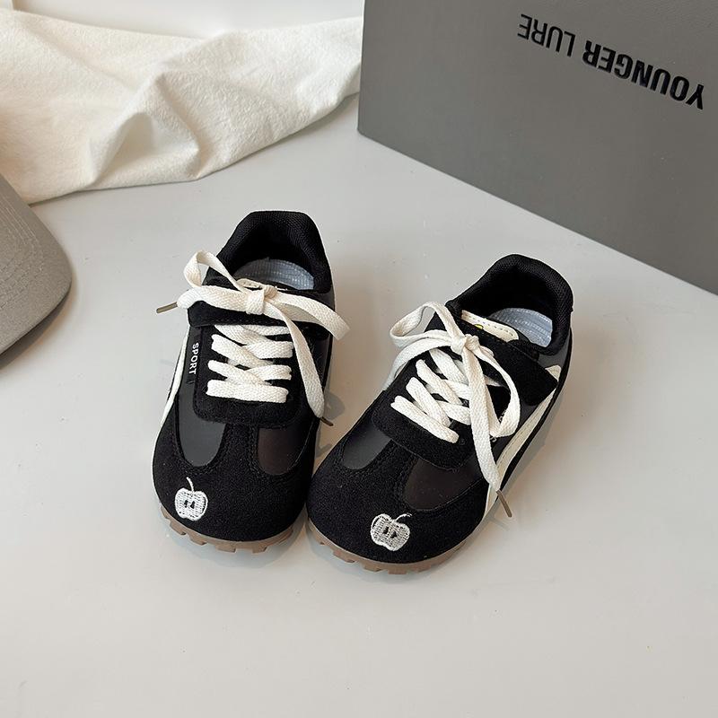 

Children s moral training shoes 2025 spring and autumn new girls Forrest Gump shoes Korean version of boys versatile casual sports shoes soft sole 33 чёрный