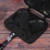 3X Taiyaki Double Fish Shaped Hot Dessert Waffle Cake Maker Pan Japanese Pancake Double Pan Fry Pan