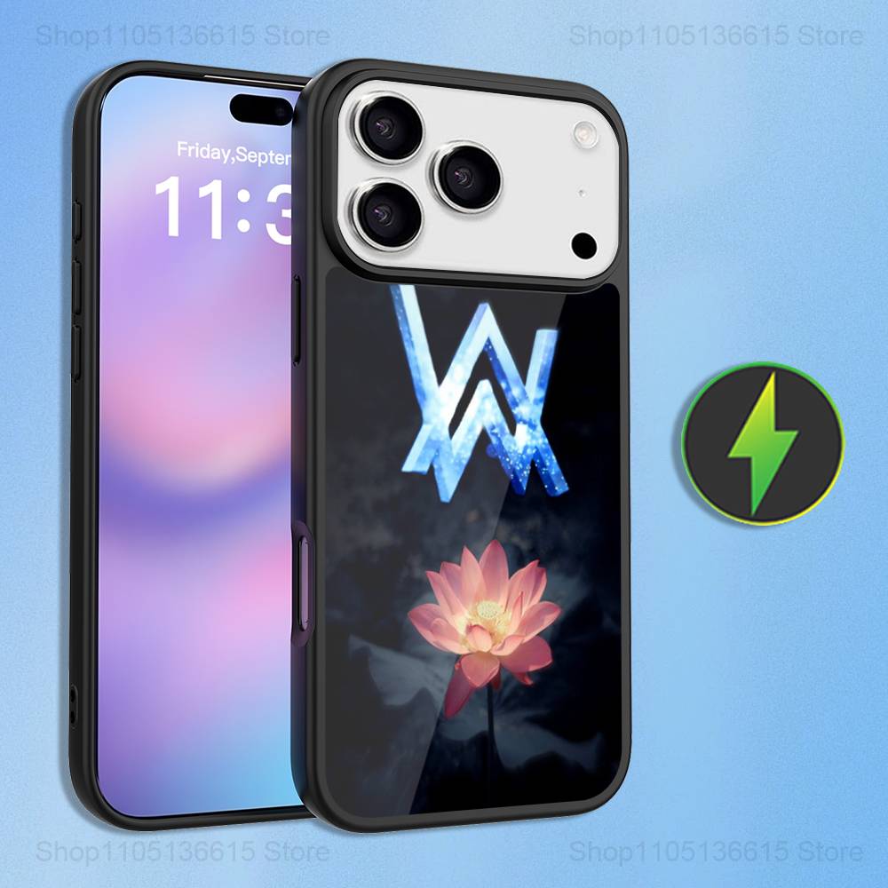 

Norway A-Alan W-Walker DJ Case For iPhone 16,15,17,14,13,12,11,Pro,Max,Plus,Air Mini,Magsafe,Magnetic Wireless Charging Case iPhone14PRO