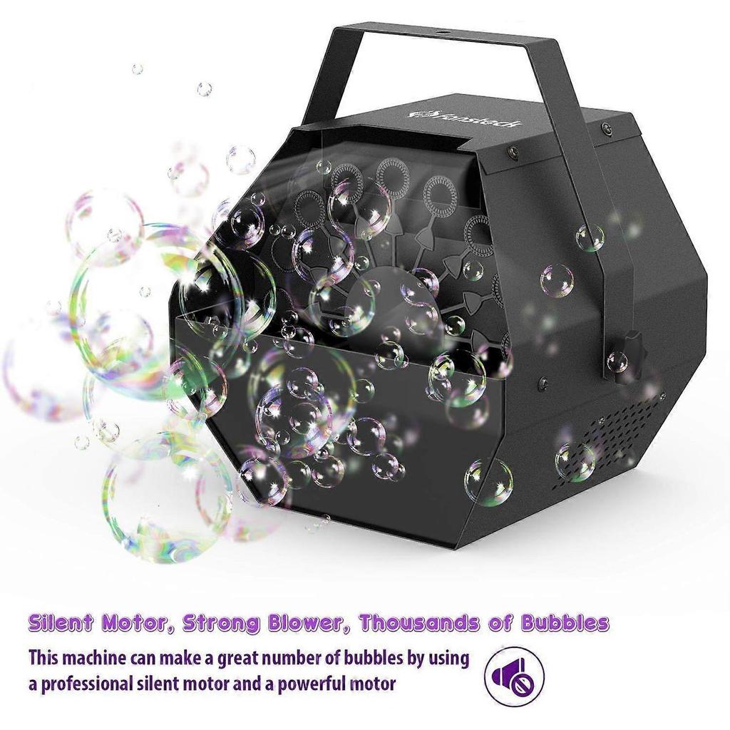 2025 Latest Model Bubble Machine, Wireless Automatic Metal Bubble Machine