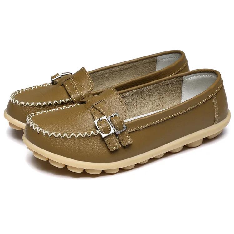 Fashion Spring and Summer Hollow Flat Mother Shoes Women Casual Shoes Simple White Wear-resistant Women  Sneakers
