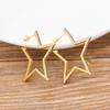 New Arrival Big Circle Colorful Color Charm Bohemia Earrings Top Quality Copper CZ Jewelry For Female Party New Year Gift