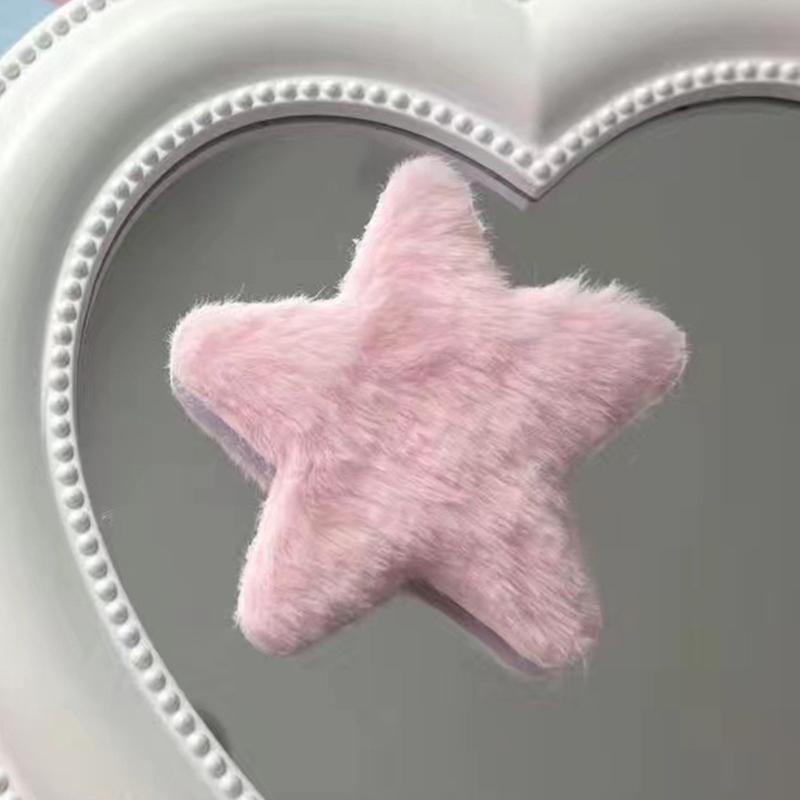 2 Pcs Bride Furry Hair Clip Sweet Girls Star Hairpin Women Girls Kids Headress