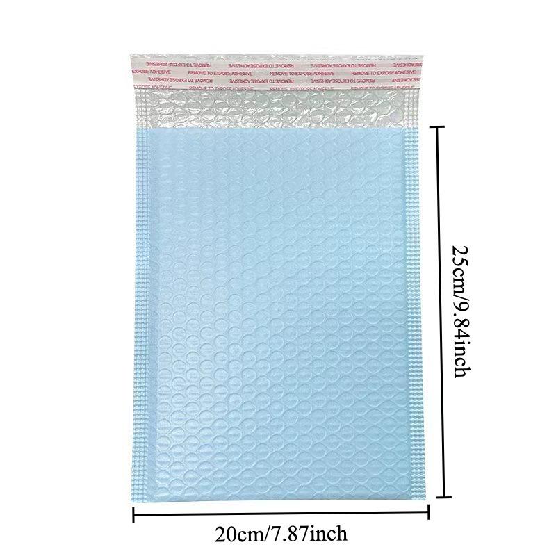20Pcs Pink Green Blue Poly Bubble Mailers Padded Envelopes Self Seal Padded Envelopes Gift Bags Black Packaging Envelope