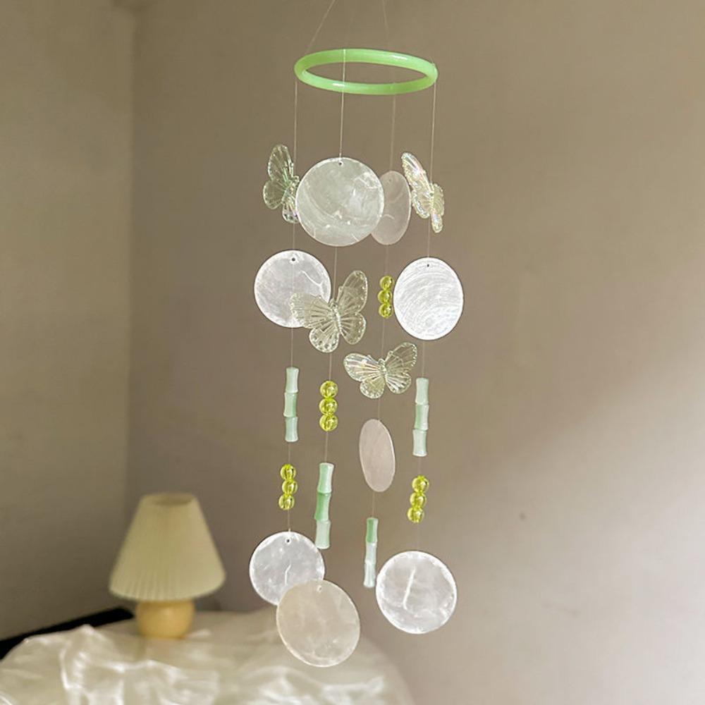 Koi Butterfly Wind Chimes Material Kit Home Decor Accessories Hanging Ornaments Courtyard