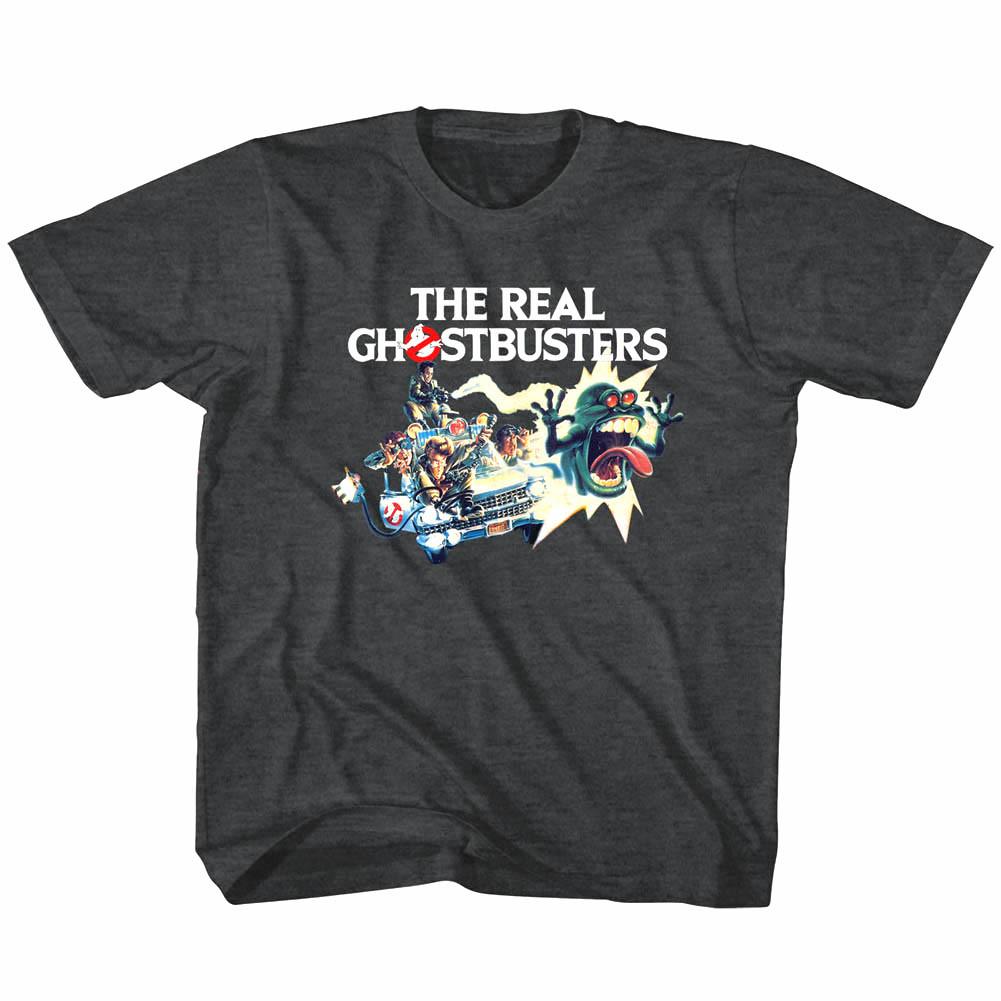 Ghostbusters Kids T Shirt Ectomobile Car Catching Slimer Ghost Toddler Boy Girl S