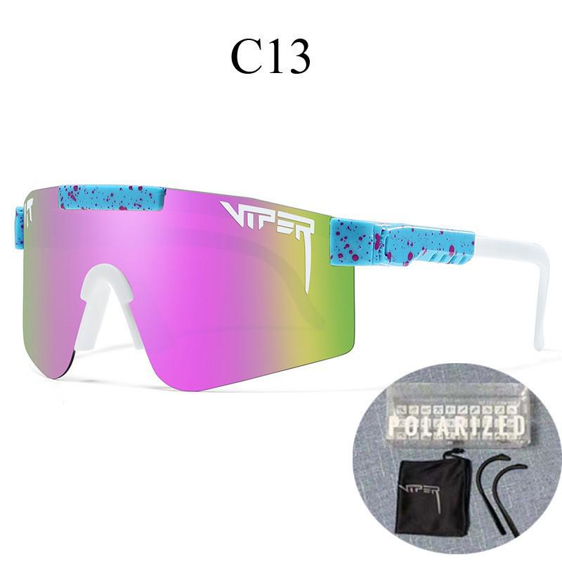 Grenzüberschreitende polarisierte Fahrradbrille mit großem Rahmen und farbigen Gläsern für Sport