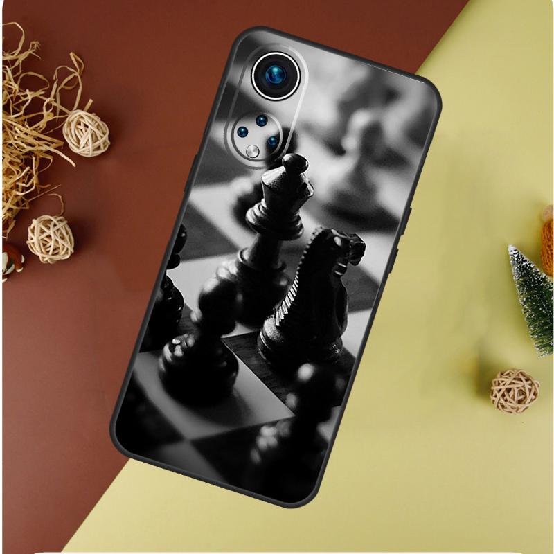 Chess Case For Honor Magic 7 5 6 Pro Honor 200 Pro 50 70 90 Lite X9b X9a X8b X8a X8 X9 X9c Cover