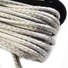 Synthetic Winch Rope Line Cable Tow Cord With Sheath Gray Light Weight