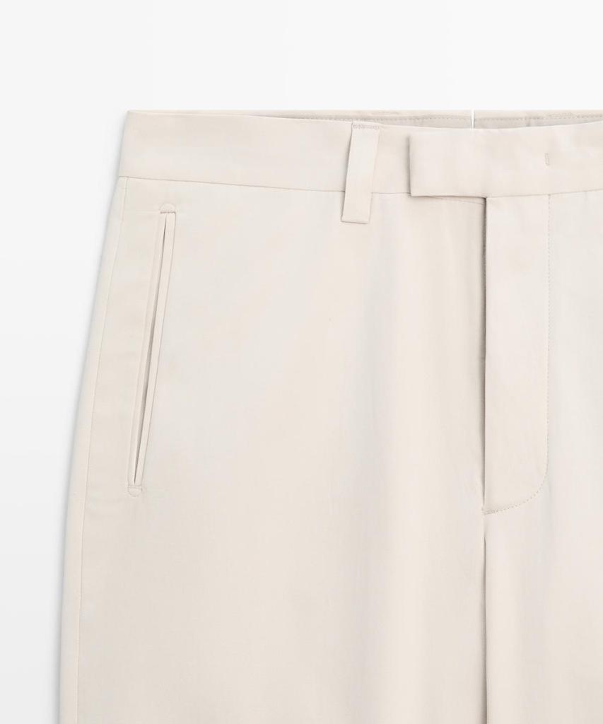 Masimodutti Barrel Fit Tailored Pants