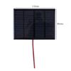 3W 12V Portable Solar Panel 0-125MA Solar Charging Panel DIY Polysilicon Solar Epoxy Cell Charger for 9-12V Battery/Mobile Phone