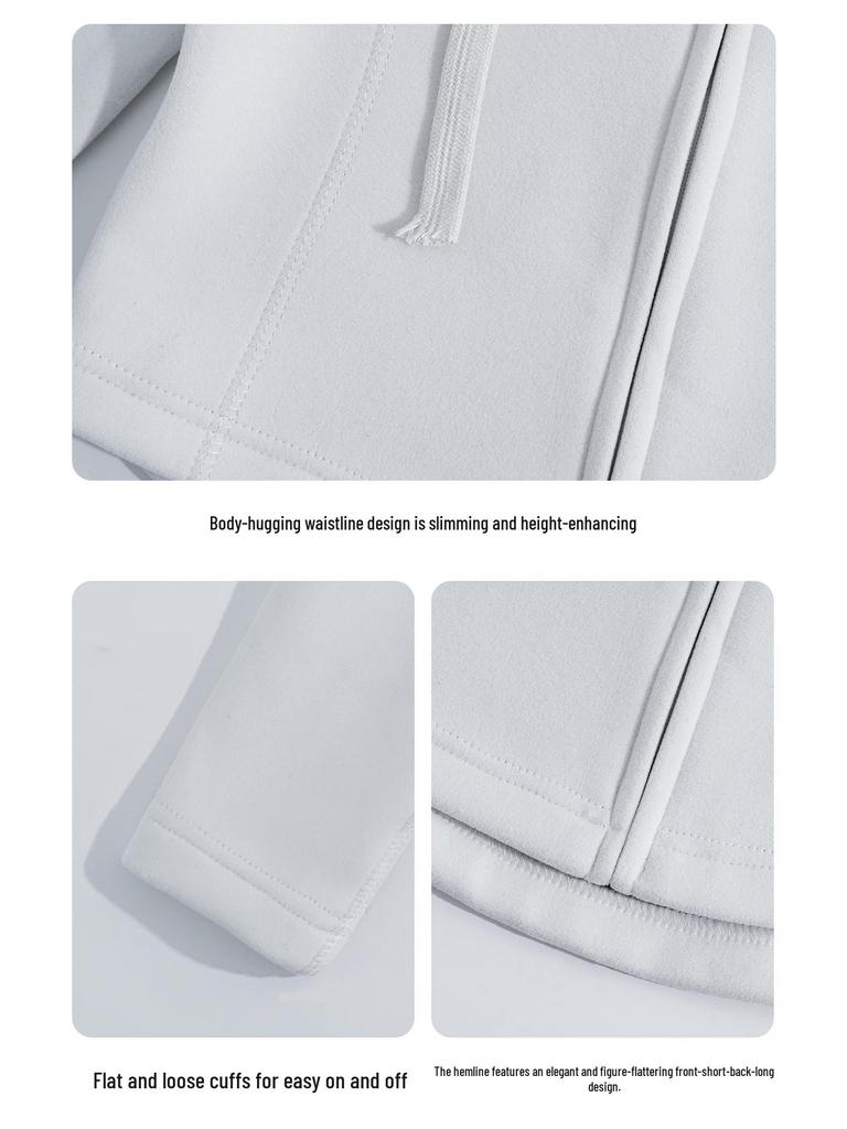 Girls' Slim-Fit Hooded Jacket - Autumn 2025 Fashionable Style for Big Kids